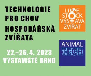Mezinárodní veletrh pro živočišnou výrobu ANIMAL TECH 2023 - Výstaviště Brno - 22. - 26. 4. 2023