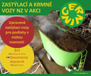 Zastýlací vozy Cernin NZ a NZD – efektivní a univerzální řešení pro chovatele
